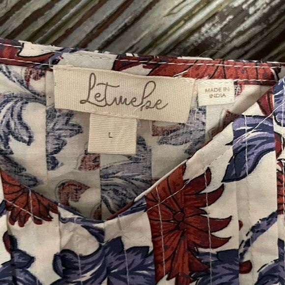 Let Me Be tie strap peplum top - Picture 10 of 10